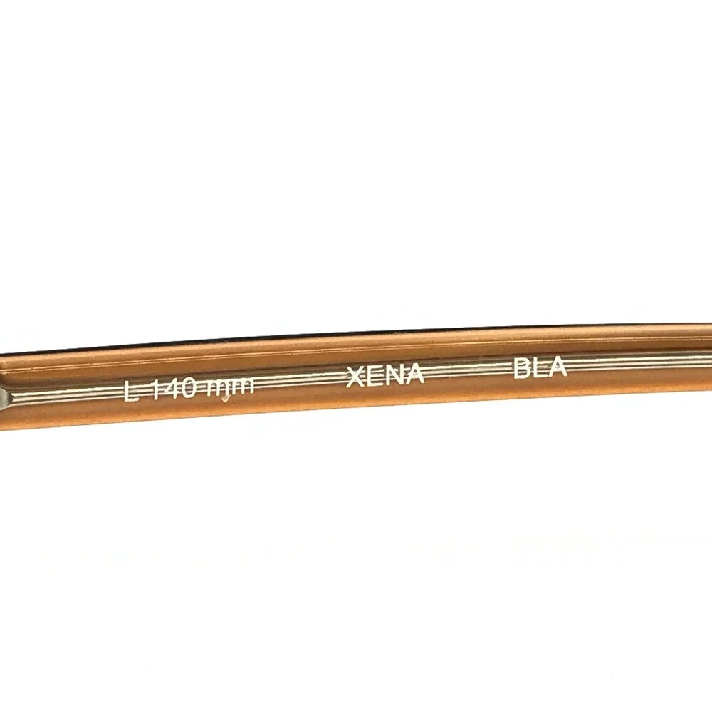 BCBGMAXAZRIA Petite Eyeglasses Frame XENA BLA Black Orange Rectangle 49-15-140